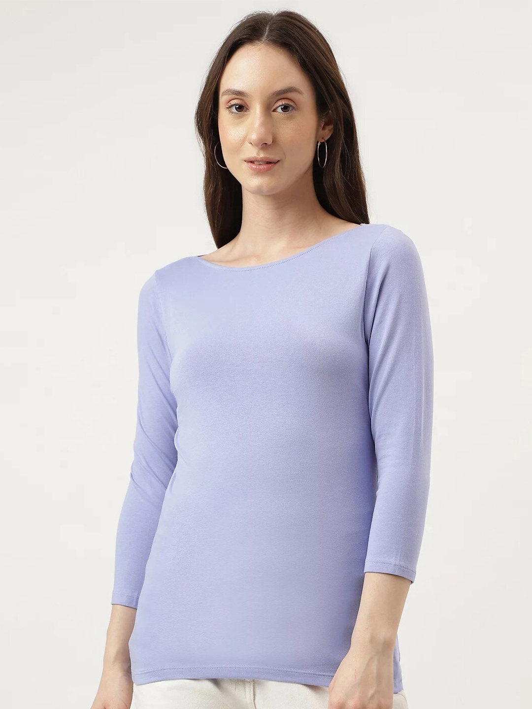 

Marks & Spencer Round Neck T-shirt, Purple