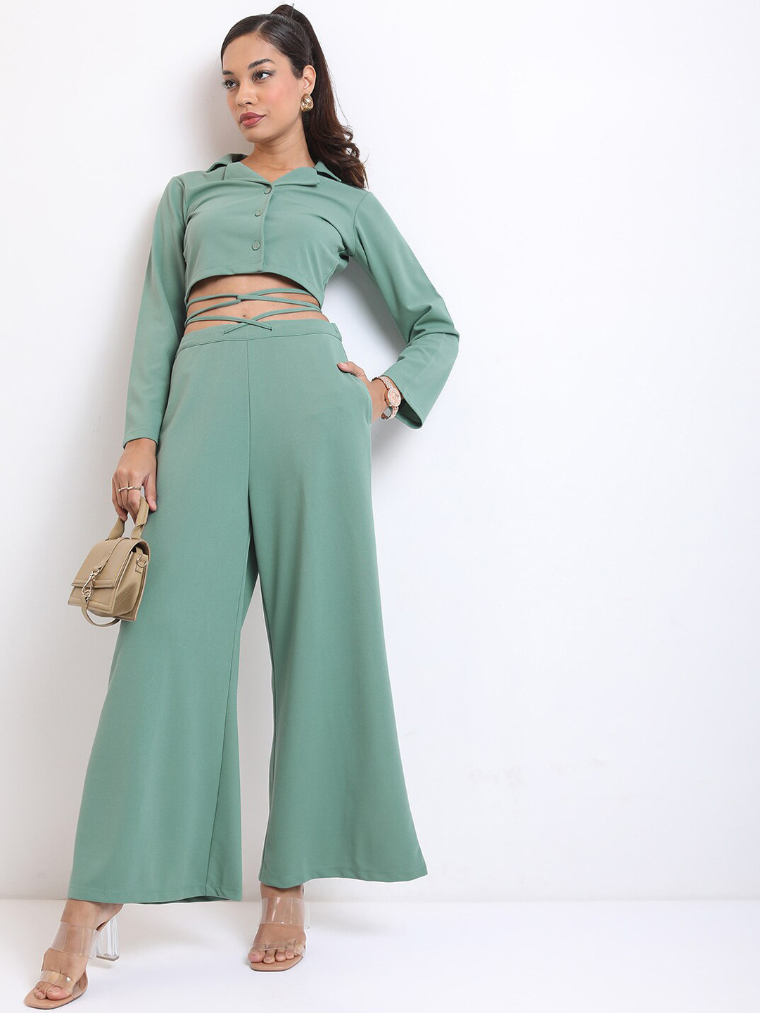 

KETCH Top With Pants Co-Ords, Green