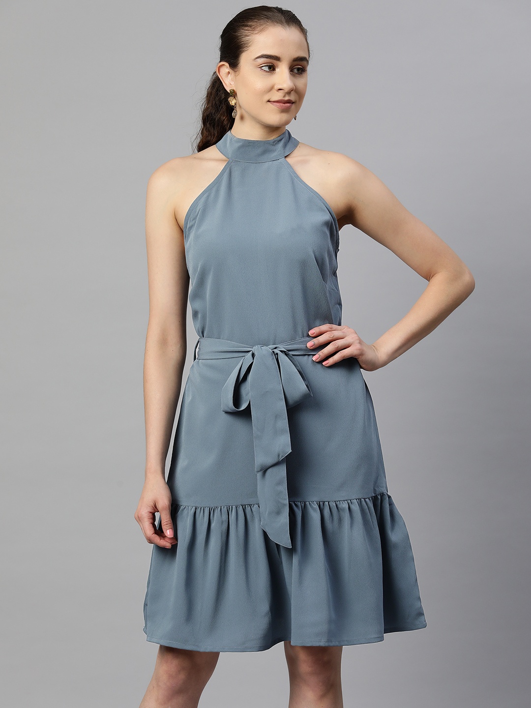 

plusS A-Line Dress, Blue