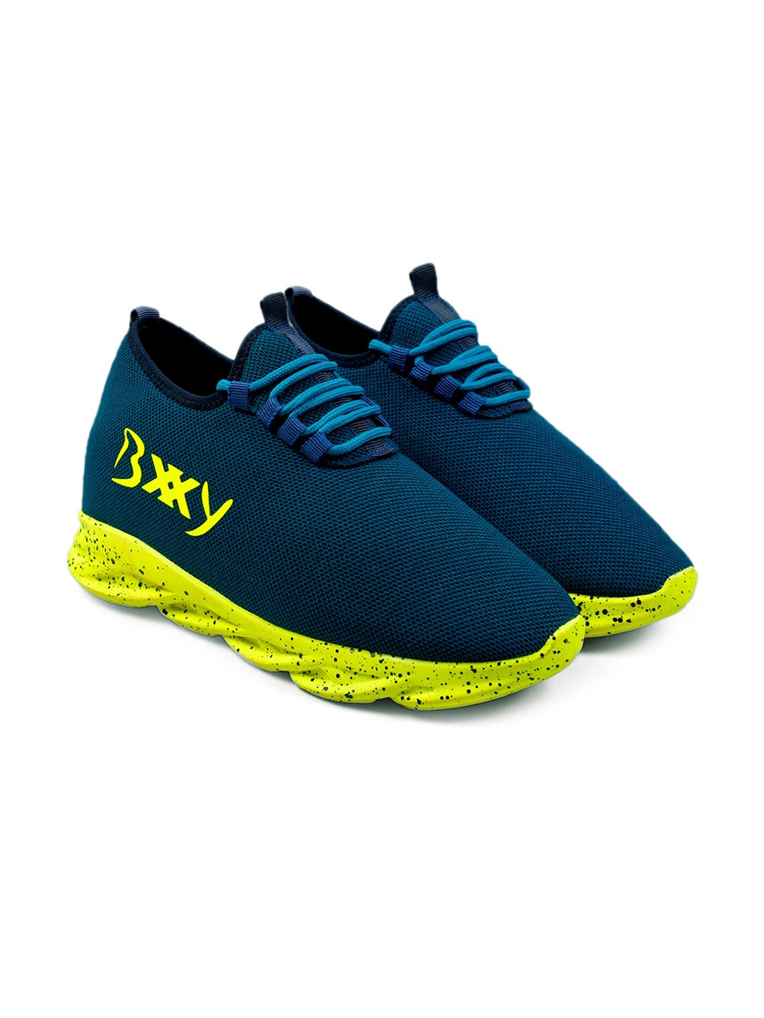 

Bxxy Men Non-Marking Height Increasing Running Sports Shoes, Navy blue