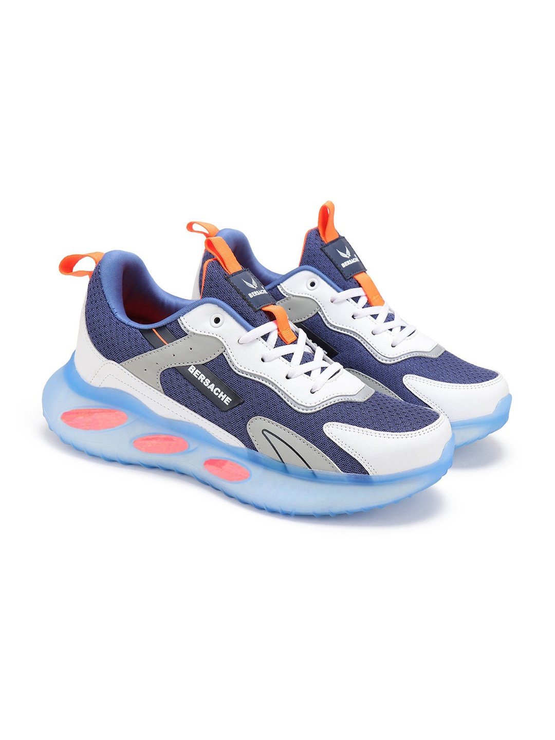 

BERSACHE Men Lightweight Lace-Up Canvas Sports Shoes, Blue