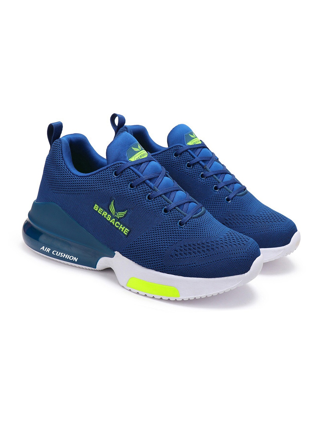 

BERSACHE Men Lightweight Non-Marking Running Sports Shoes, Blue