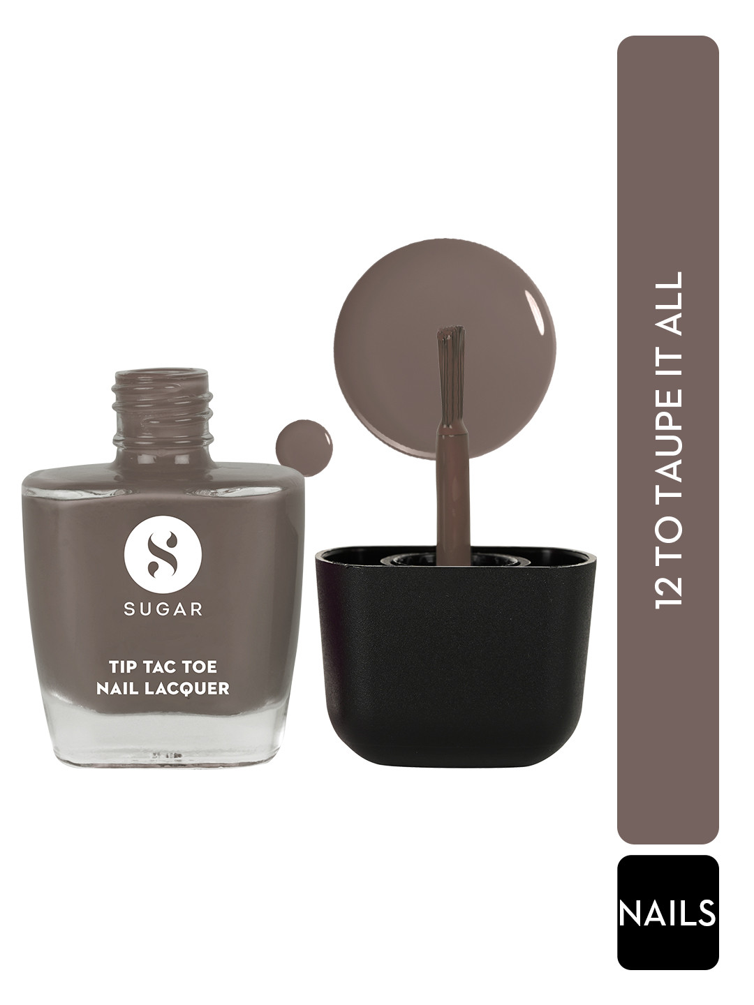 

SUGAR Tip Tac Toe Long Lasting Glossy Nail Lacquer 9 ml - To Taupe It All 12