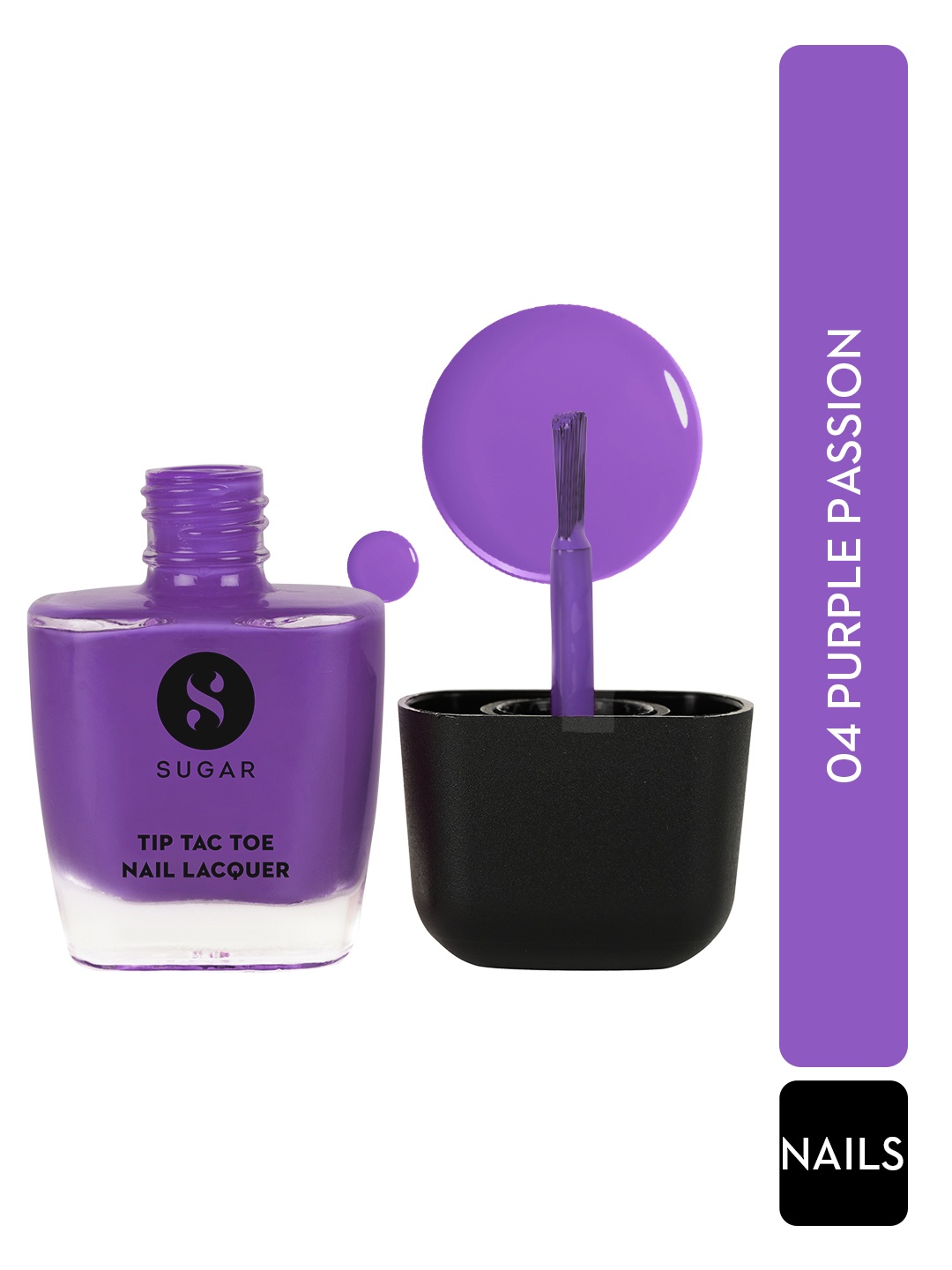 

SUGAR Tip Tac Toe Long Lasting Glossy Nail Lacquer 9 ml - Purple Passion 04