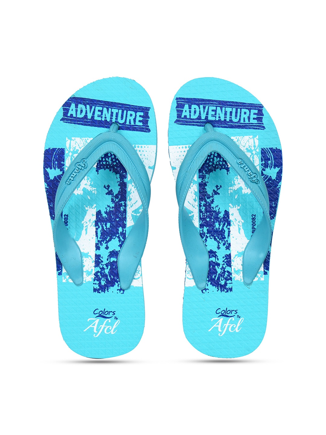 

Ajanta Men Printed Rubber Thong Flip-Flops, Blue