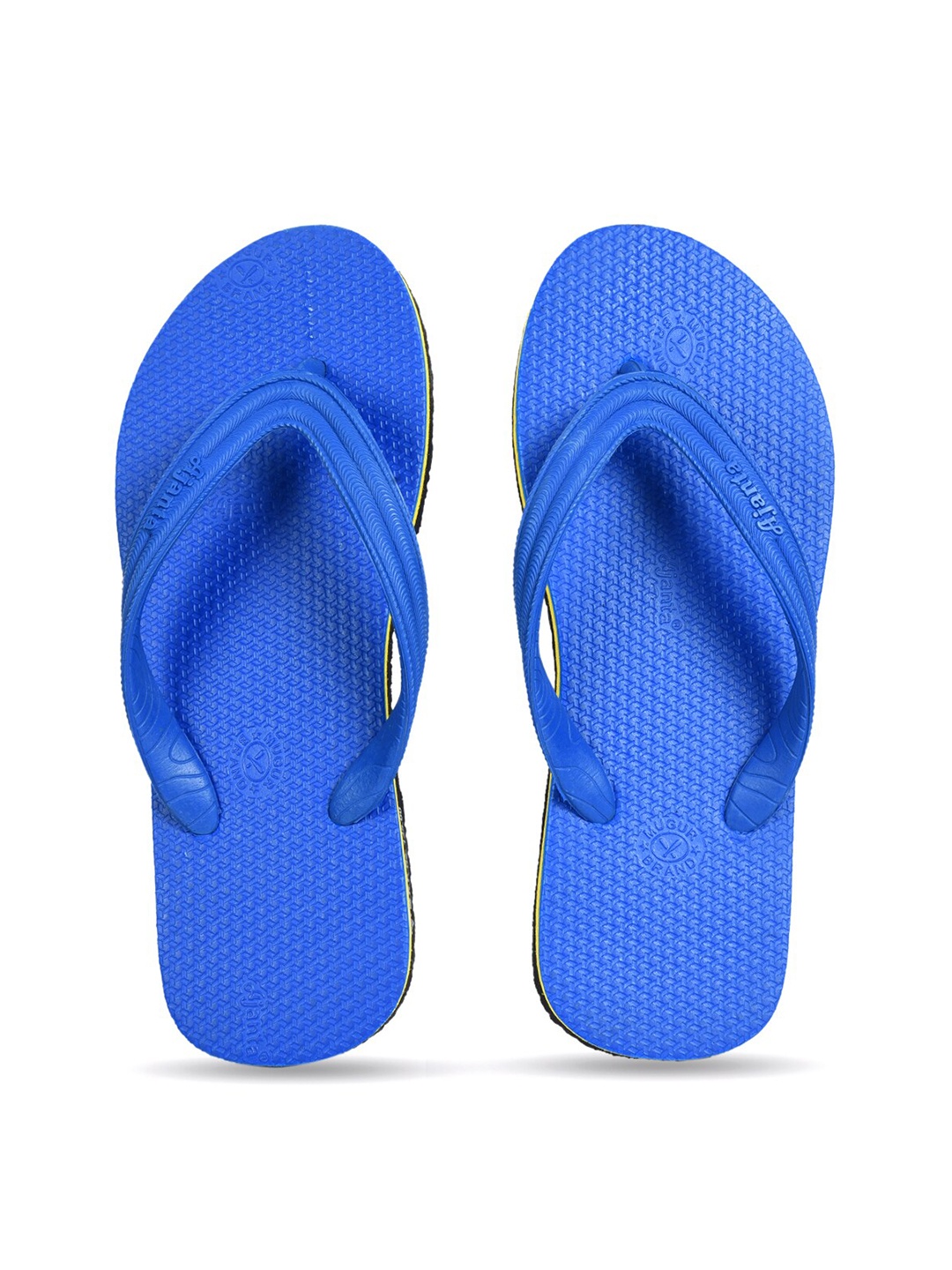 

Ajanta Men Textured Thong Flip-Flops, Blue