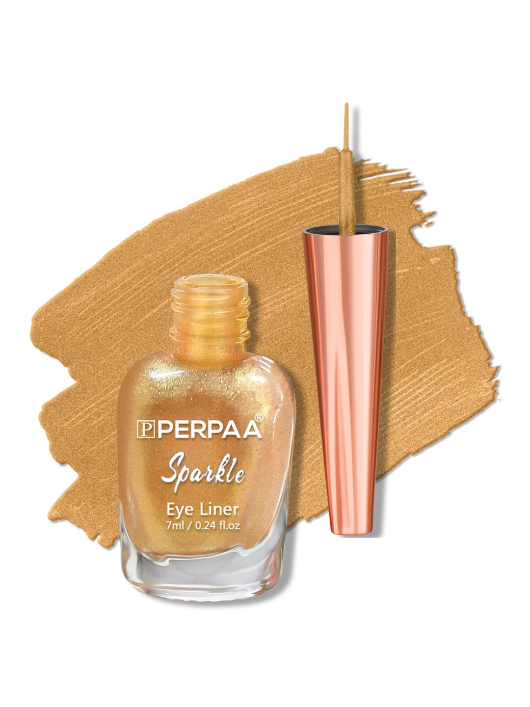 

PERPAA Sparkle Absolute Shine Long Lasting Waterproof Eyeliner 7ml - Golden Rush 04, Gold