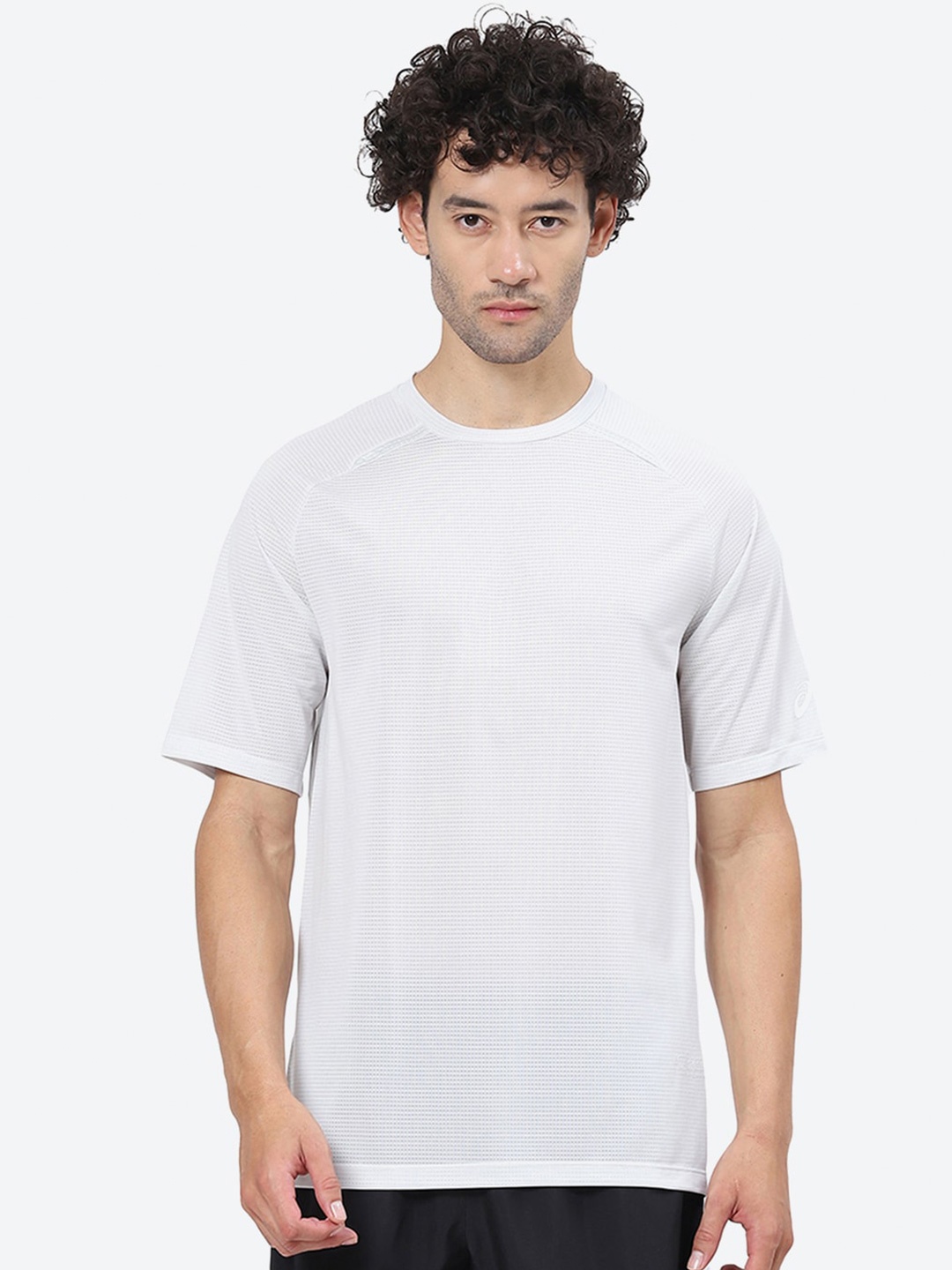 

ASICS ACTIBREEZE JACQUARD Half Sleeves T-Shirt, Grey