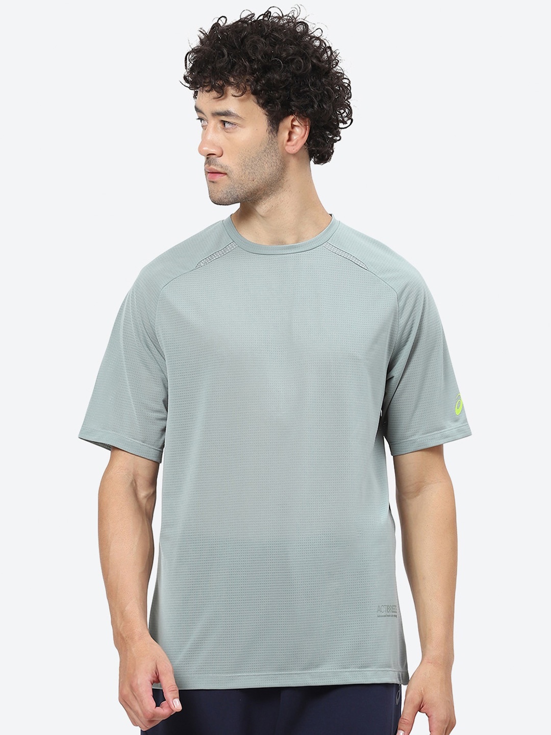 

ASICS ACTIBREEZE JACQUARD SS Half Sleeves T-Shirt, Grey