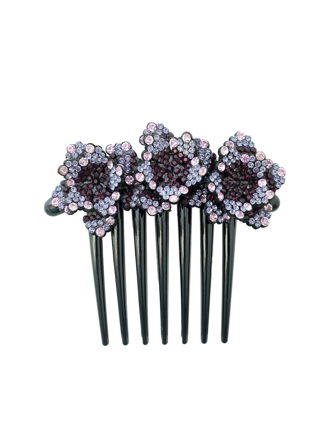 

MIZORRI Women Embellished Comb Pin, Purple