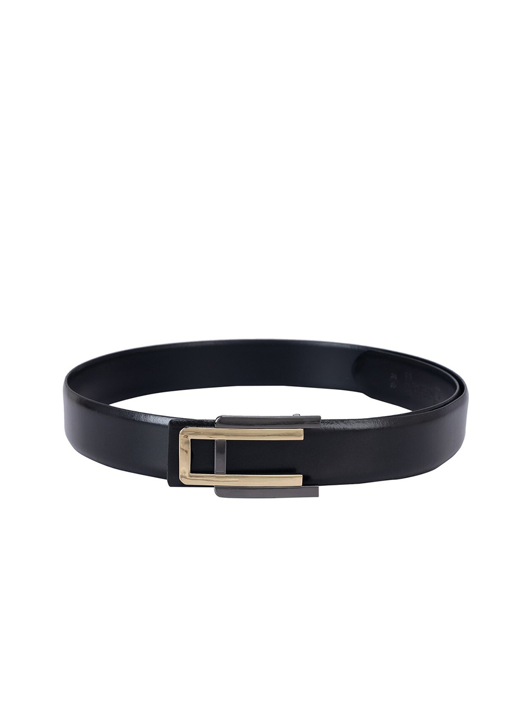 

Da Milano Men Textured Leather Belt, Black