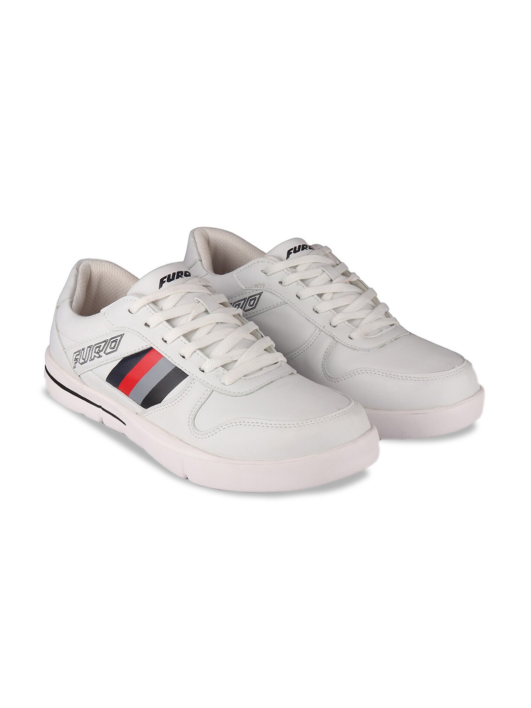 

FURO by Red Chief Men Lightweight Mesh Comfort Insole Basics Sneakers, White