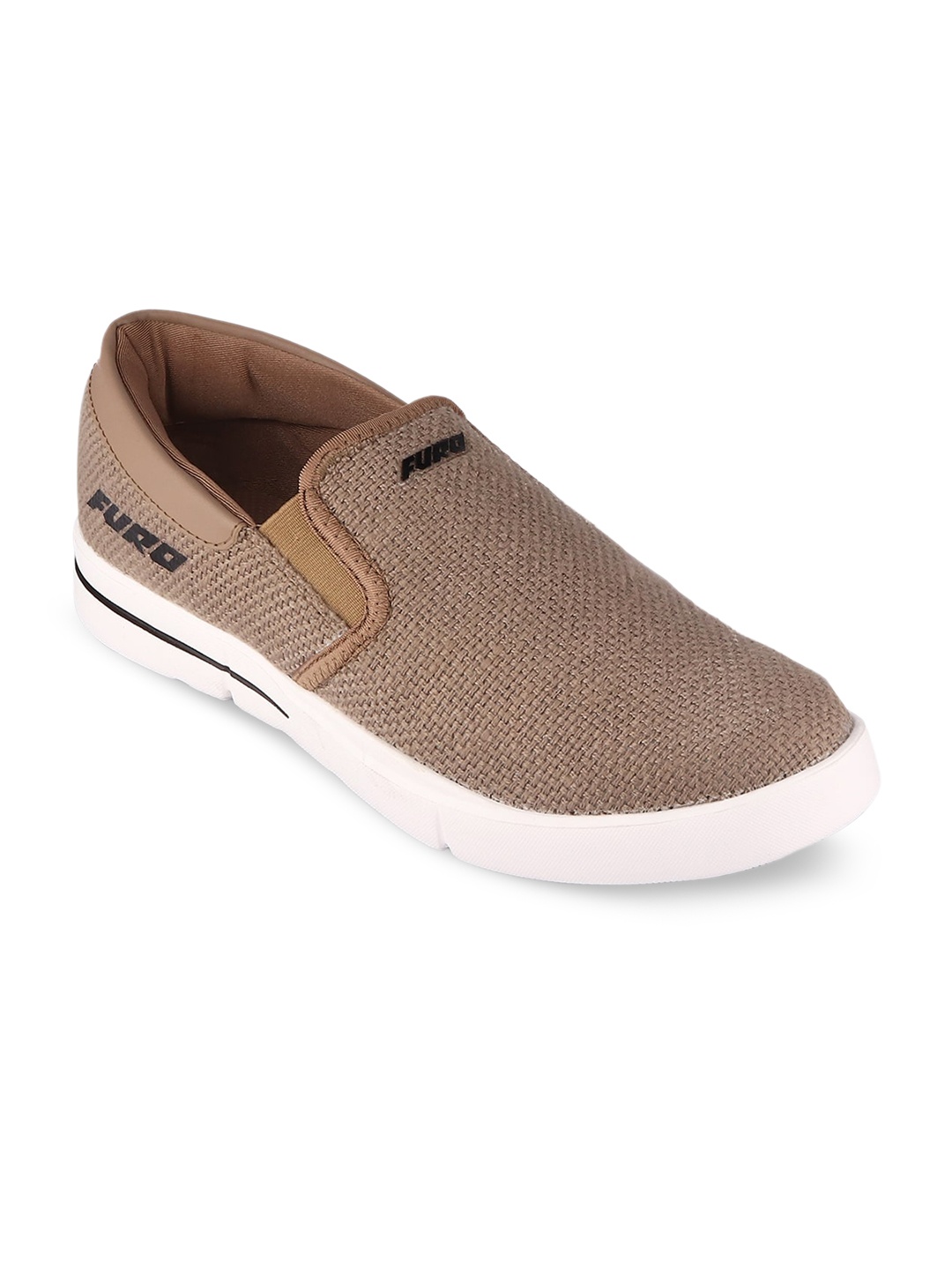 

FURO by Red Chief Men Woven Design Lightweight Comfort Insole Slip-On Sneakers, Taupe