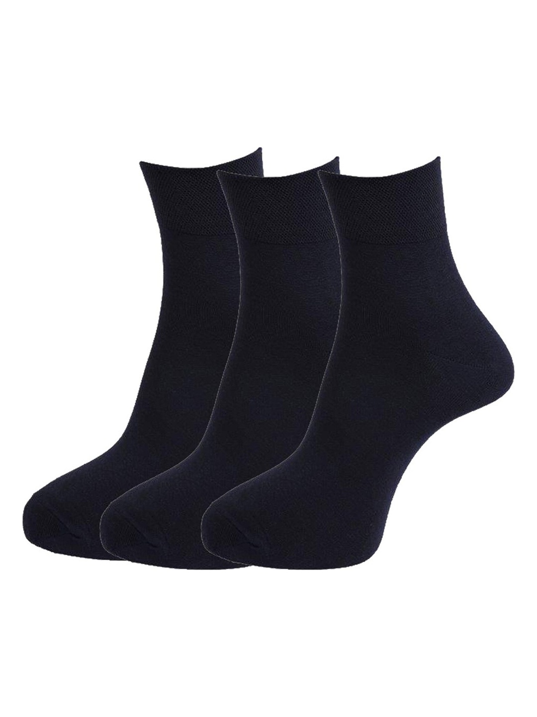 

Dollar Socks Men Pack Of 3 Assorted Ankle-Length Cotton Socks