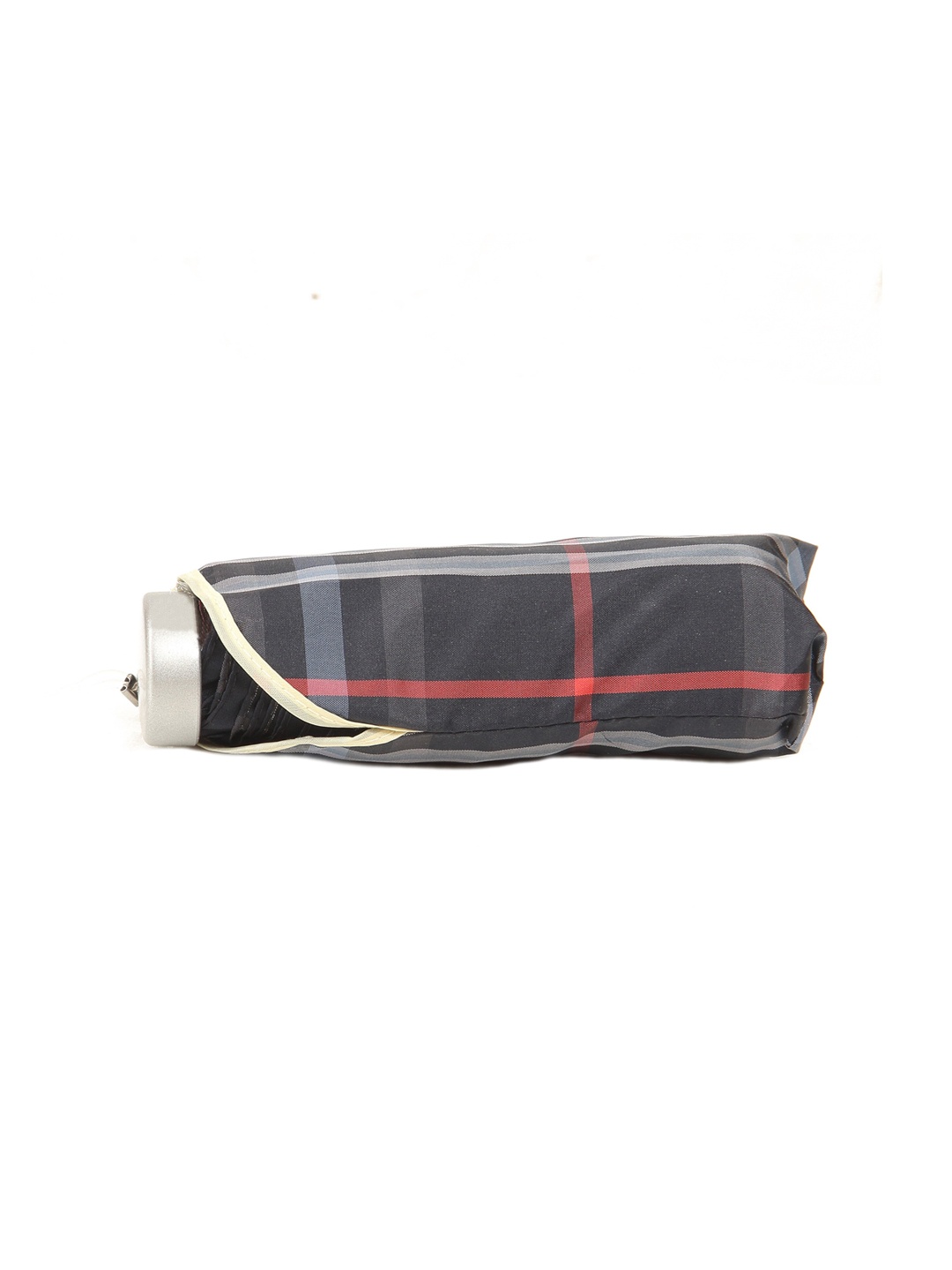 

Calvadoss Checked 5-Fold Umbrella, Navy blue