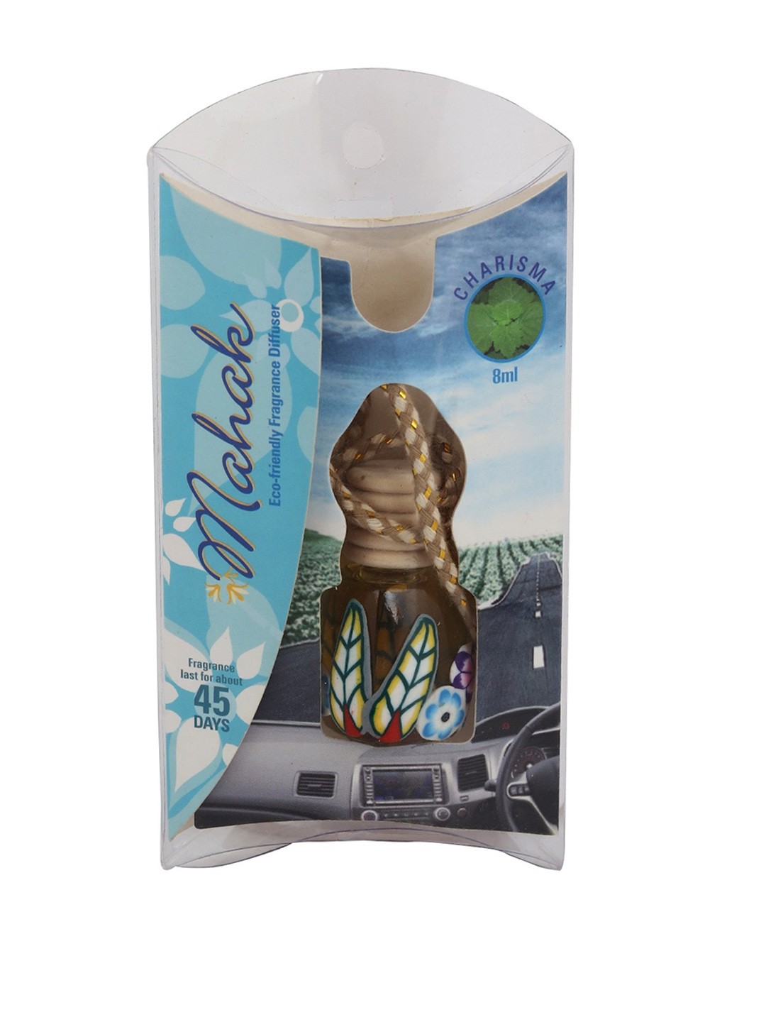 

Sugandhim Charisma Car Hanging Air Freshner -8ml, Yellow
