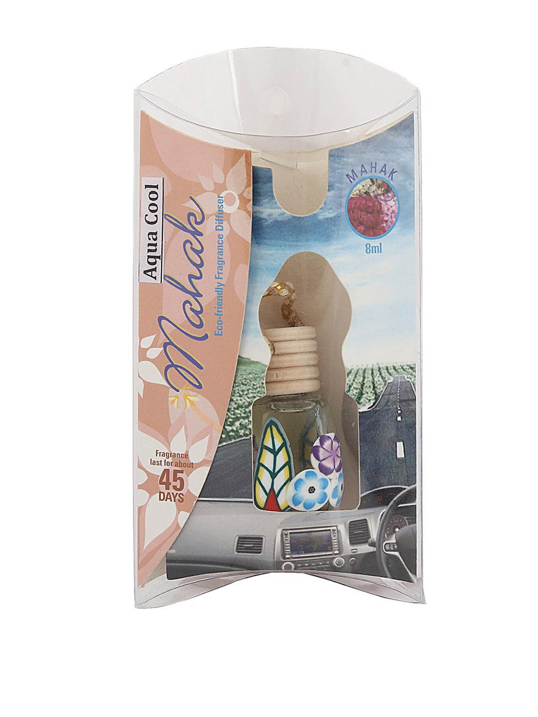 

Sugandhim Non Alcoholic Car Hanging Air Freshner Sandal 8ML, Orange