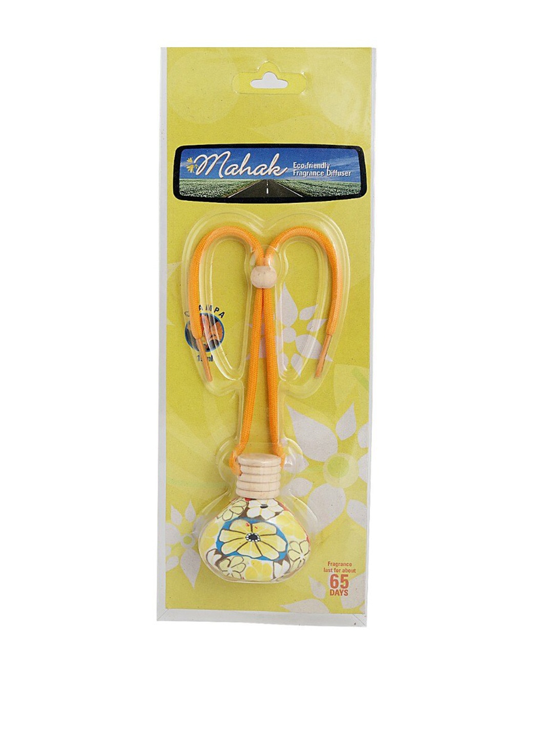 

Sugandhim Champa Car Hanging Air Freshner -15ml, Yellow