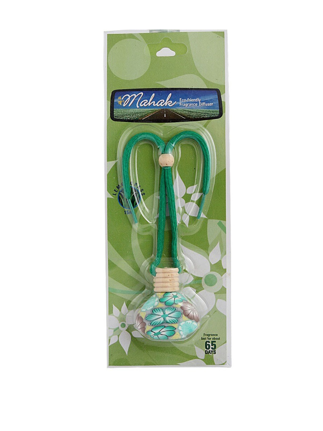 

Sugandhim Lemongrass Green Car Hanging Air Freshner-15 ml