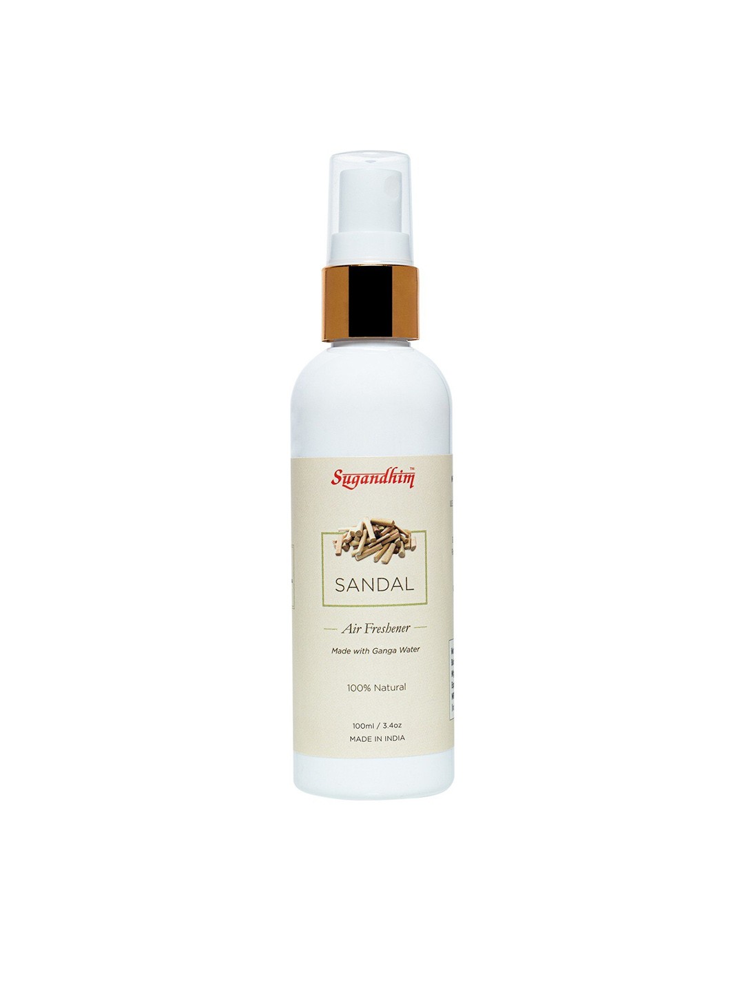 

Sugandhim Sandal Air Freshner 100 ml, White
