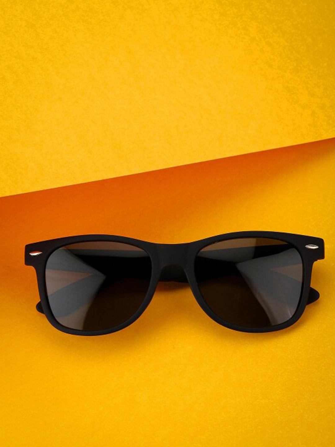 

Kastner Men Wayfarer Sunglasses with Polarised Lens HRO_BLK, Black