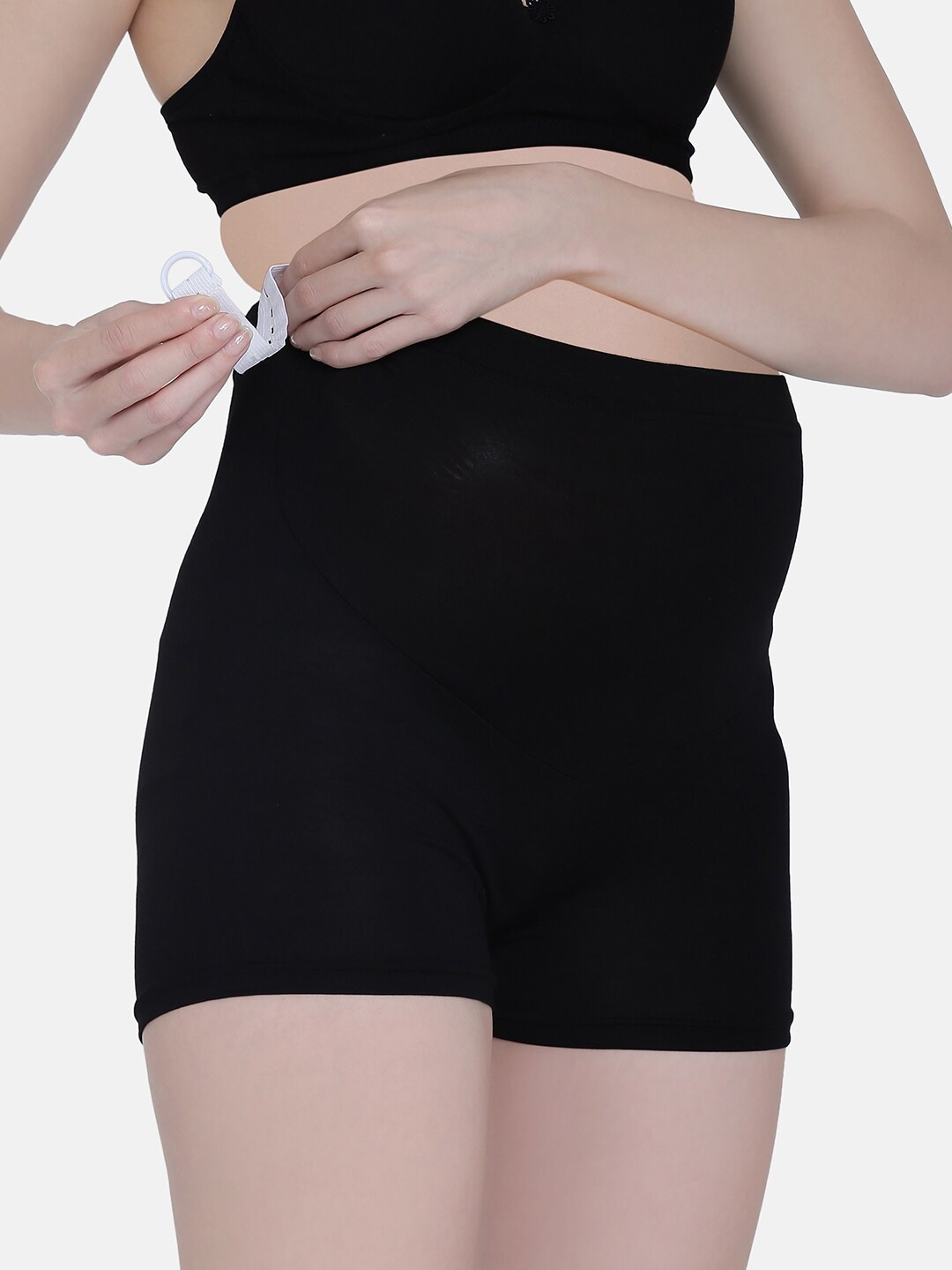 

Mamma Presto High Rise Pre Pregnancy Maternity Brief, Black
