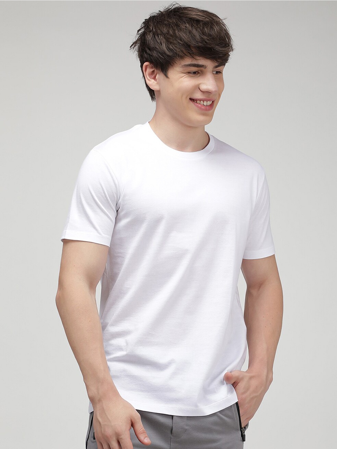 

SPORTO Soft Durable Breathable Everfresh Cotton T-shirt, White