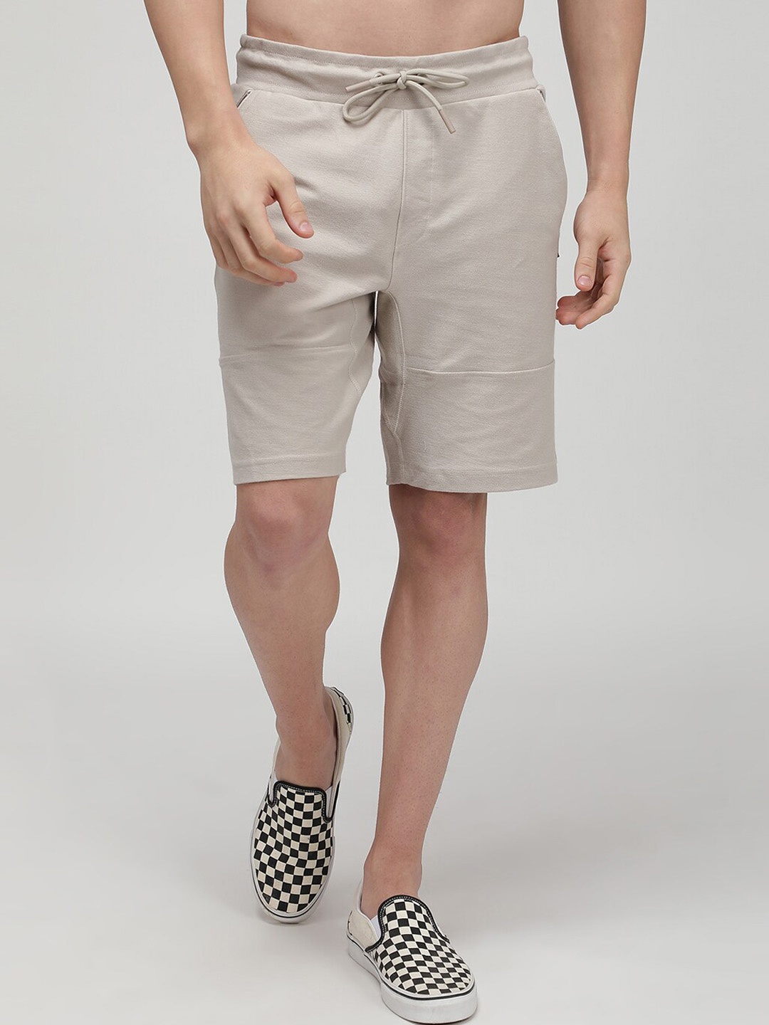 

SPORTO Men Mid-Rise Cotton Outdoor Regular Shorts, Beige