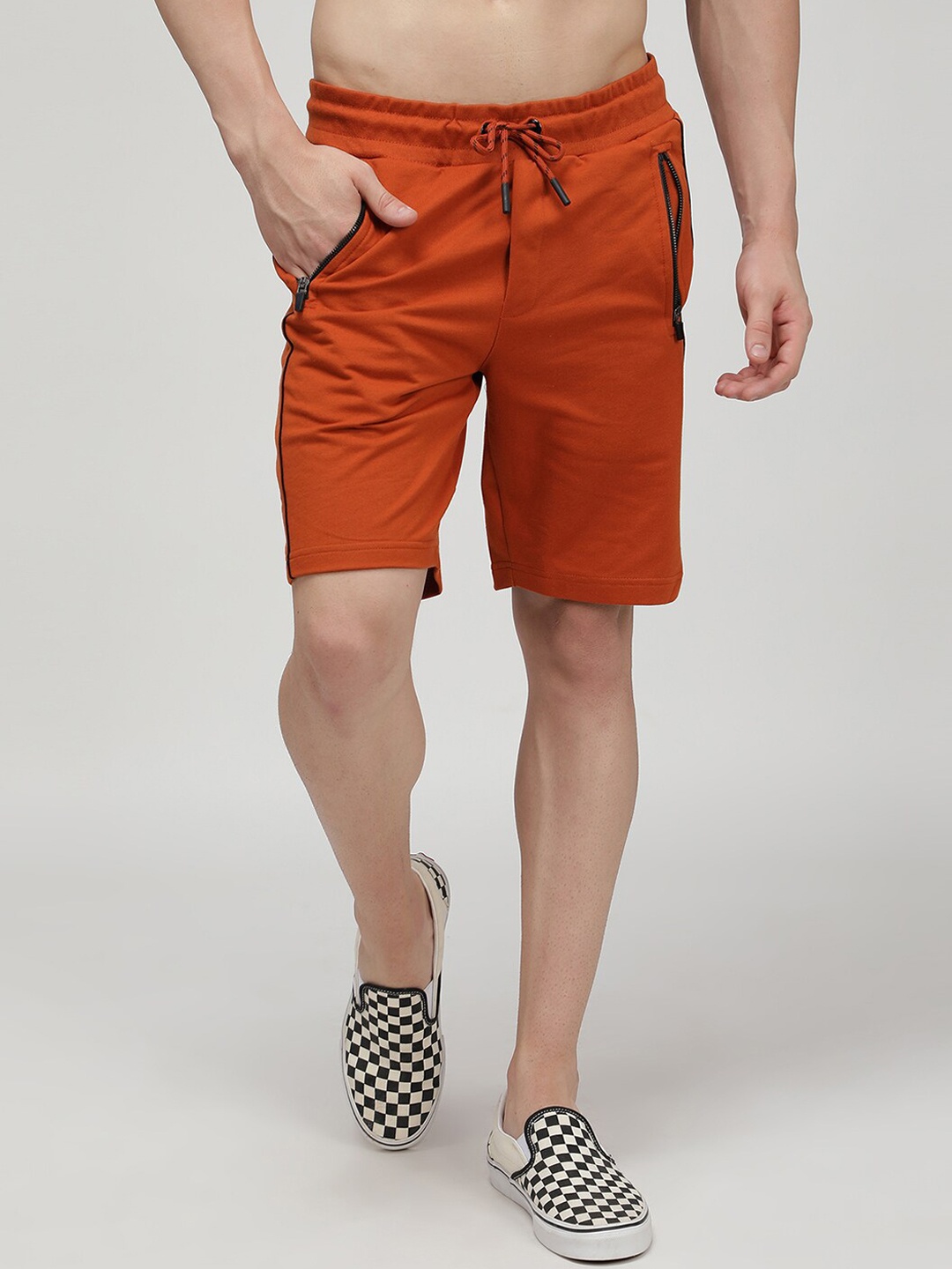 

SPORTO Men Mid Rise Outdoor Shorts, Brown