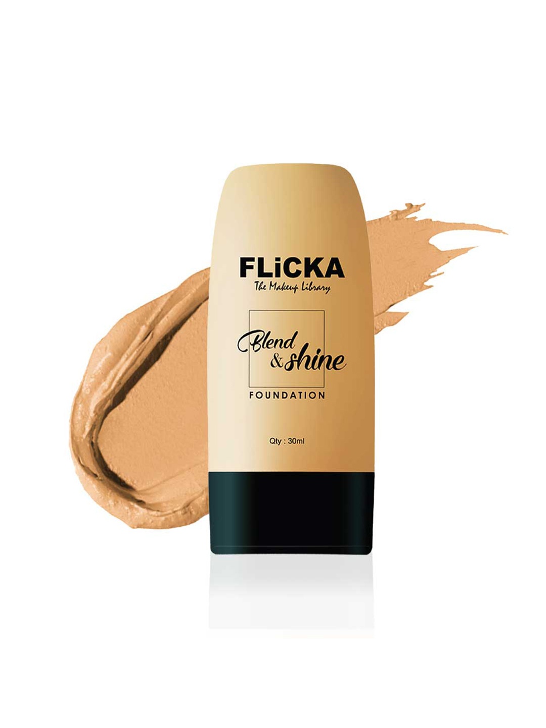 

FLiCKA Blend & Shine Long Lasting Liquid Foundation with Avocado Oil 30 ml - Honey 02.2, Nude