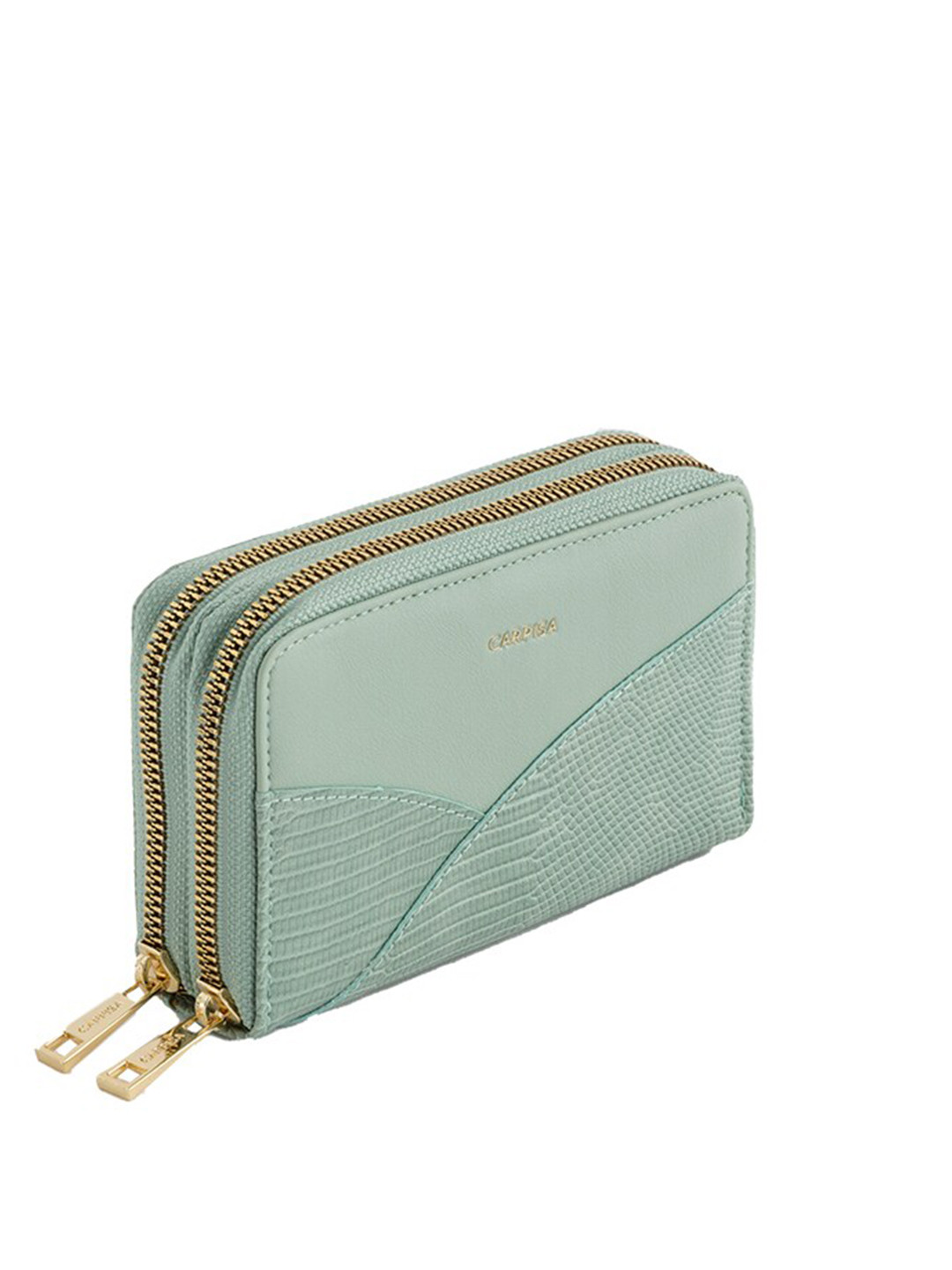 

CARPISA Women Synthetic Leather Zip Around Wallet, Green