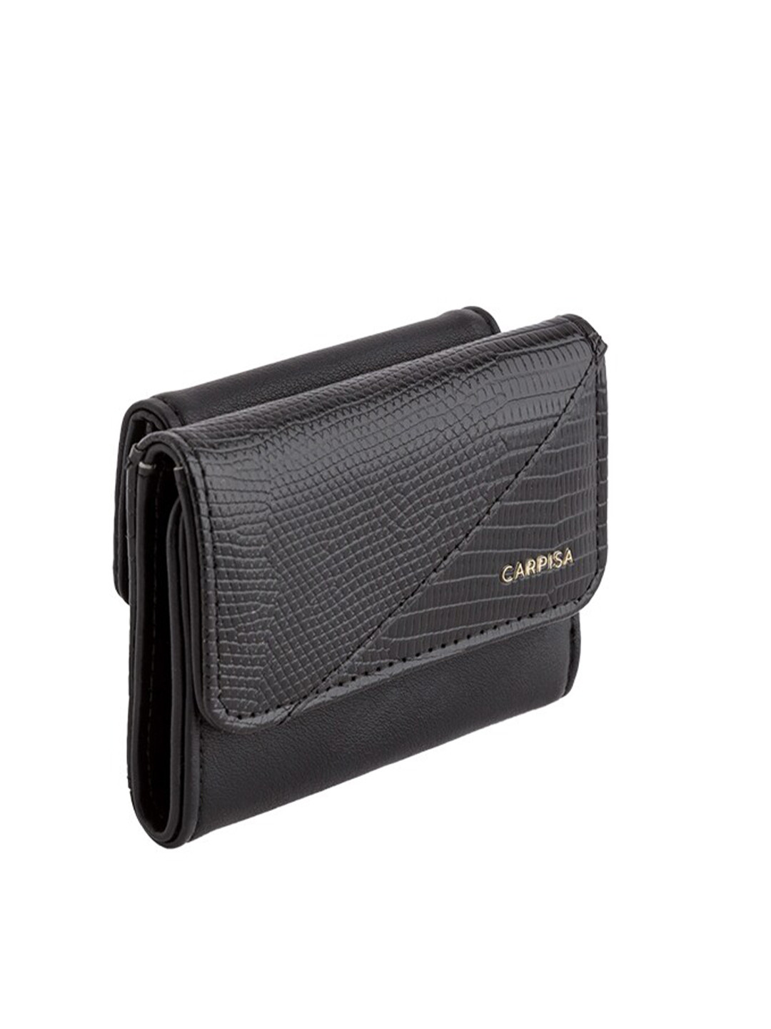 

CARPISA Women Textured Money Clip, Black