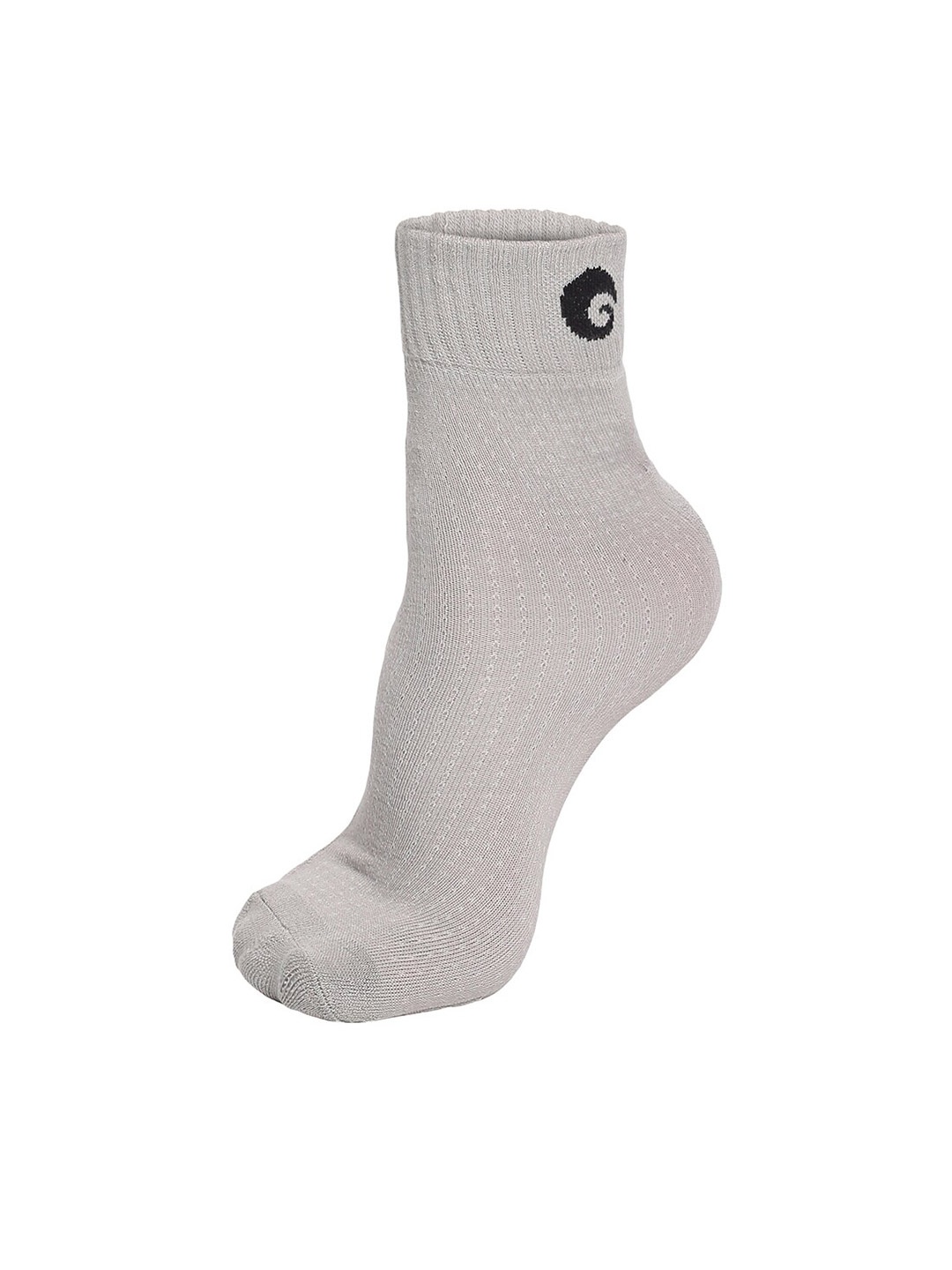 

Omtex Men Patterned Cotton Ankle-Length Socks, Grey