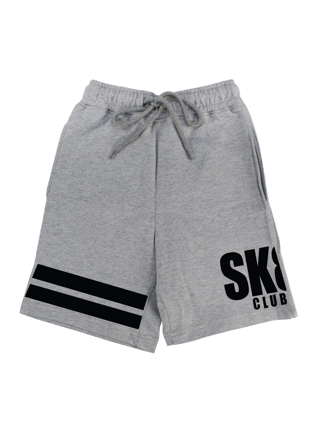 

YK Boys Typography Printed Mid-Rise Outdoor Shorts, Grey