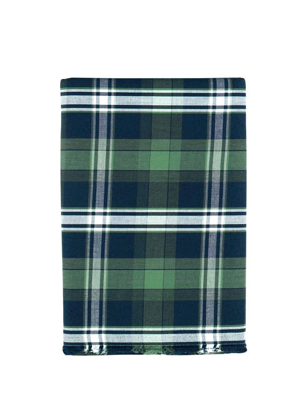 

Ramraj Men Checked Shirt Clothing Fabric, Navy blue