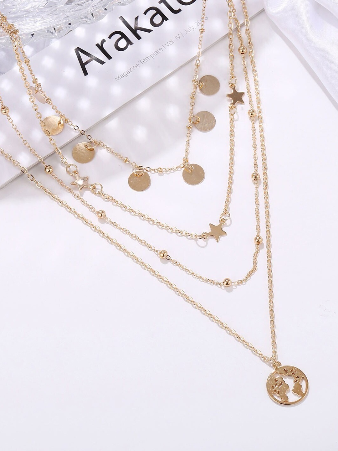 

OOMPH Gold-Plated Layered Necklace