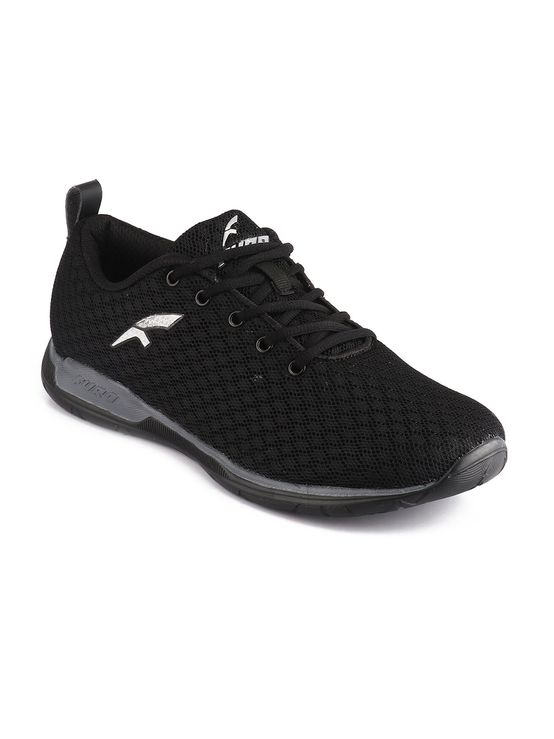 

FURO by Red Chief Men Mesh Walking Shoes, Black