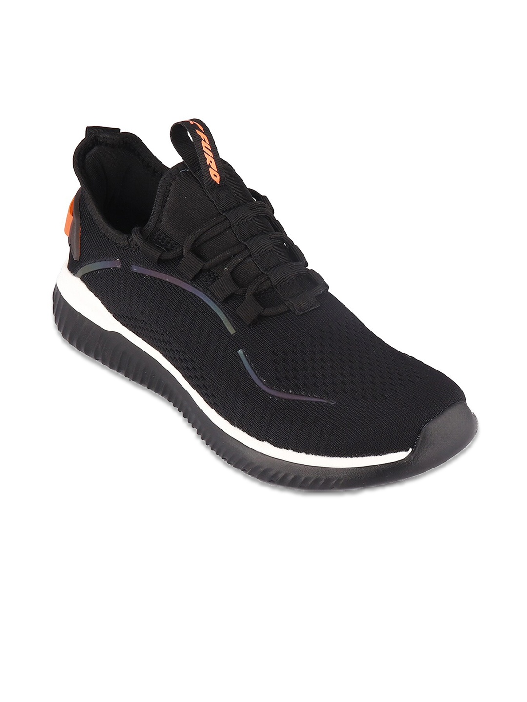 

FURO by Red Chief Men Mesh Walking Sports Shoes, Black