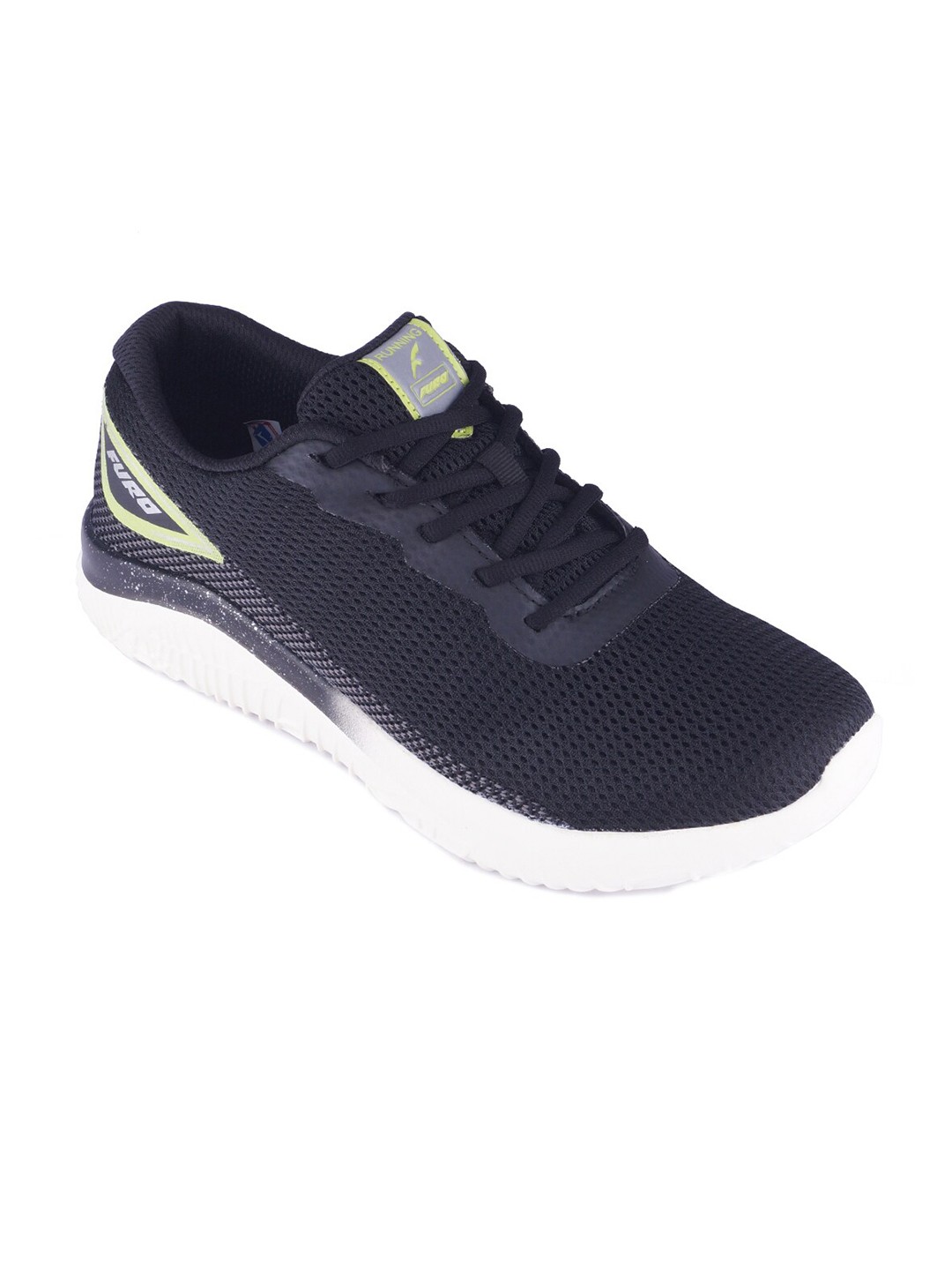 

FURO by Red Chief Men Mesh Walking Sports Shoes, Black