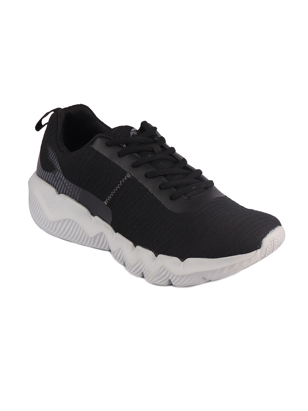 

FURO by Red Chief Men Mesh Walking Sports Shoes, Black