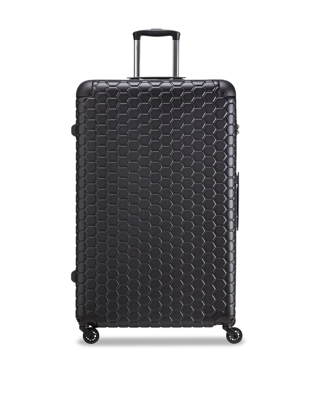 

CARPISA Textured Hard Sided Large Trolley Suitcase, Black