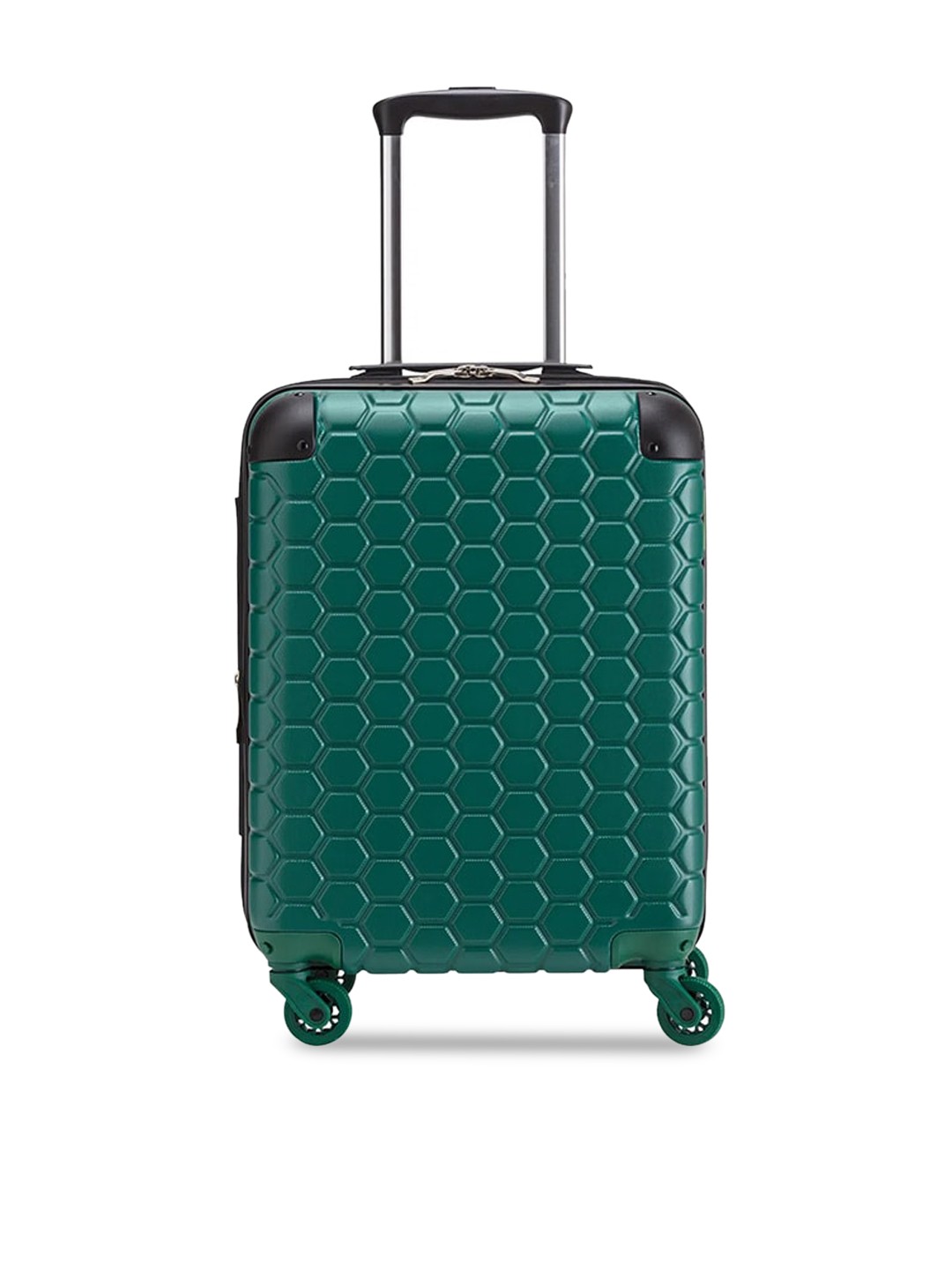 

CARPISA Textured Hand Luggage Trolley Bag, Green