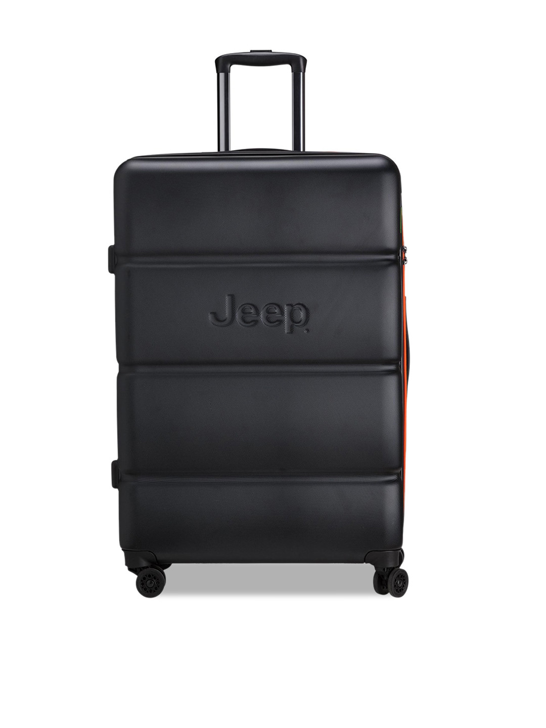 

CARPISA Textured Hard-Sided Large Trolley Suitcase, Black