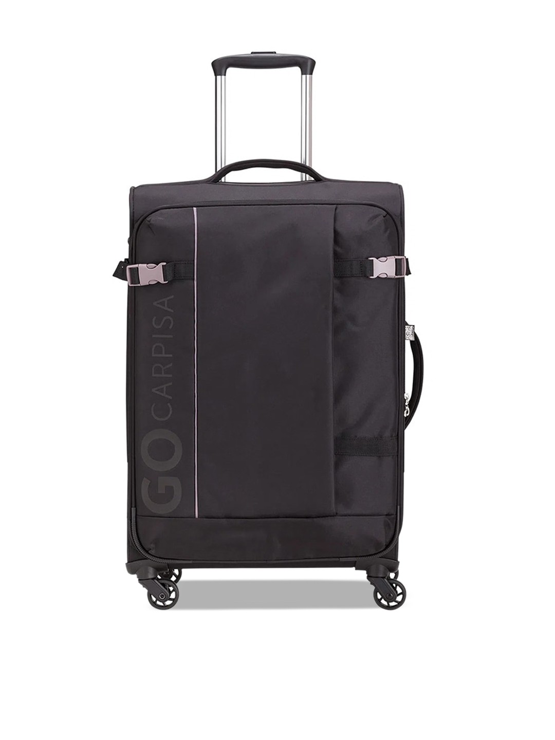 

CARPISA Soft-Sided Large Trolley Suitcase, Black