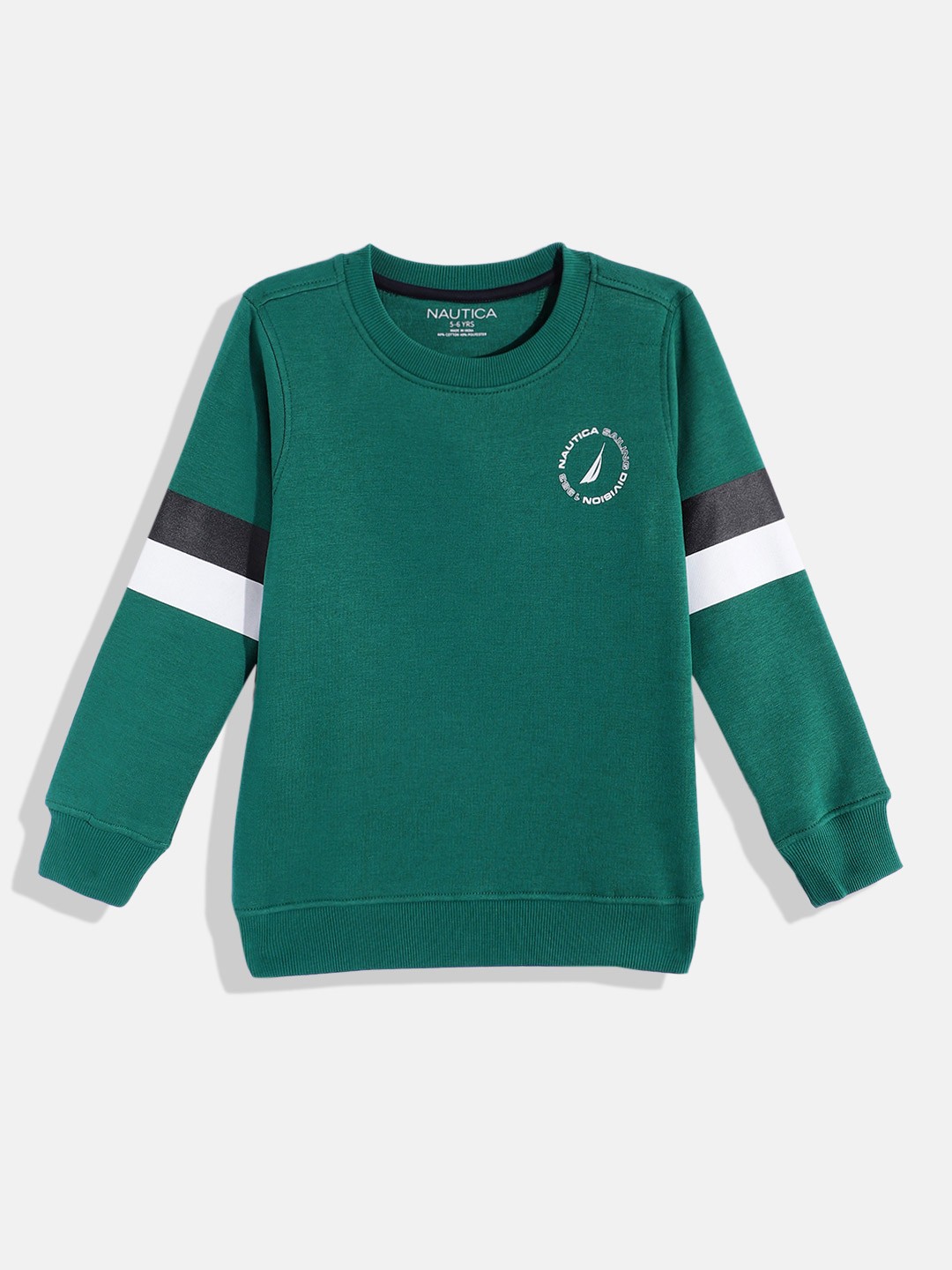 

Nautica Boys Brand Logo Detail Sweatshirt, Green