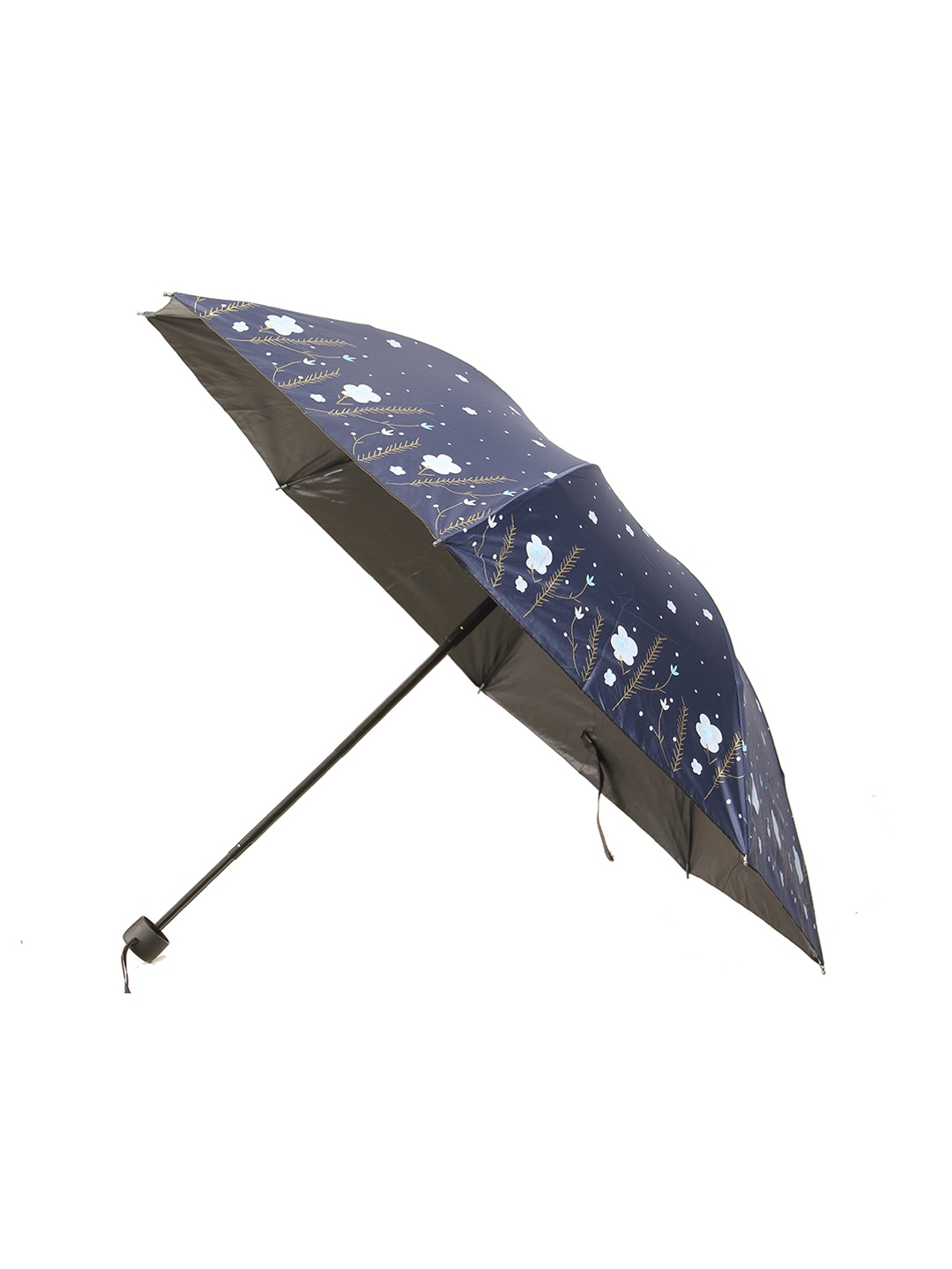 

Calvadoss Printed 3-Fold Umbrella, Navy blue