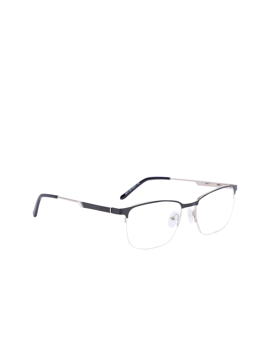 

MARC LOUIS Half Rim Square Frames, Black