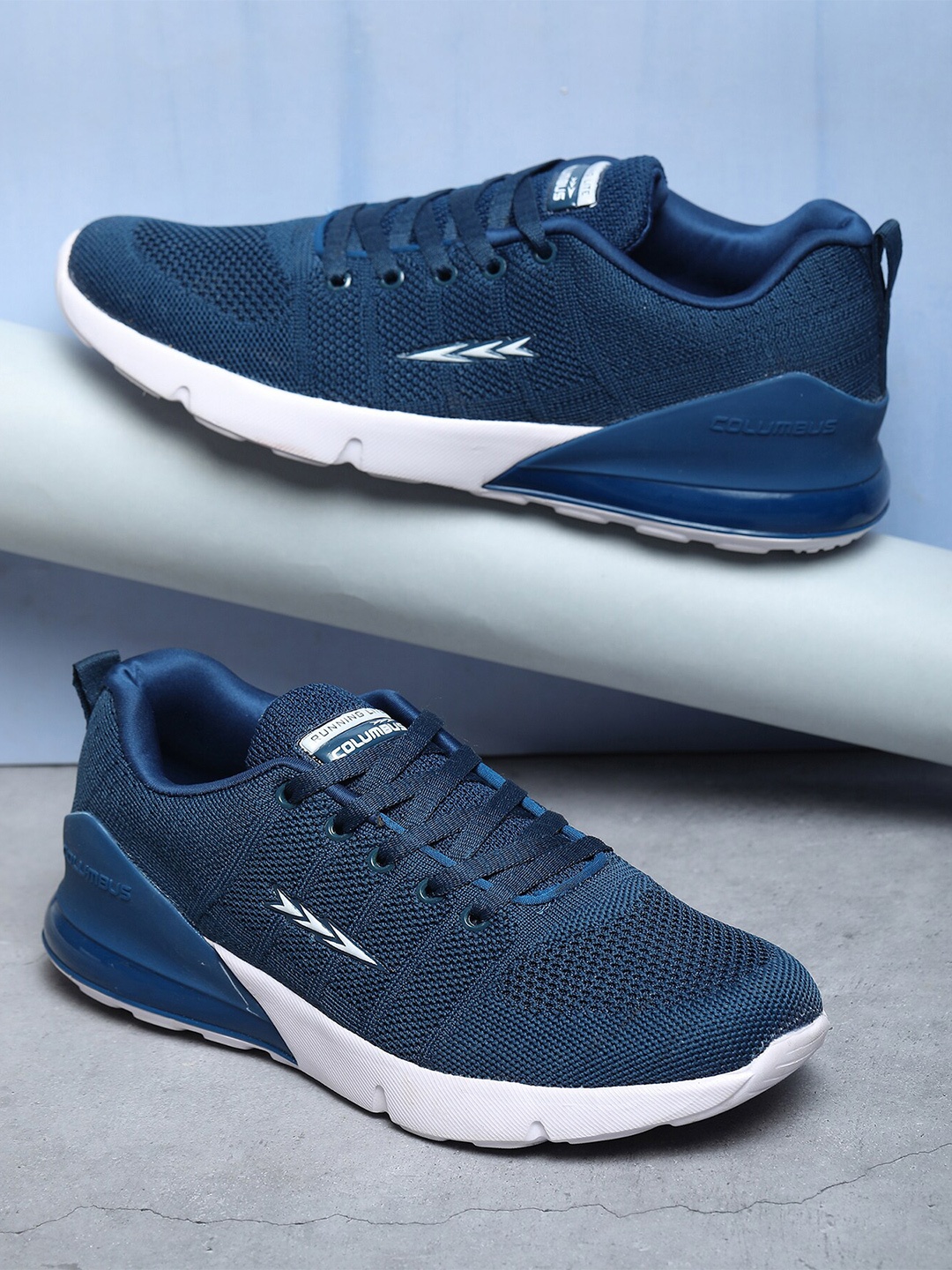 

Columbus Men Jumperplus Memory Foam Technology Running Sports Shoes, Teal