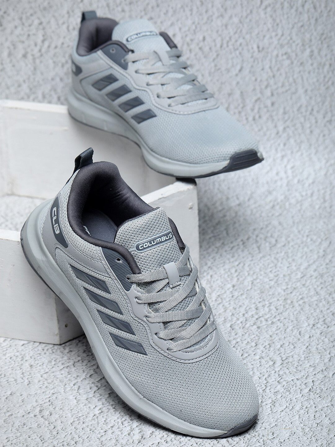 

Columbus Men Flexpro Memory Foam Technology Running Sports Shoes, Grey