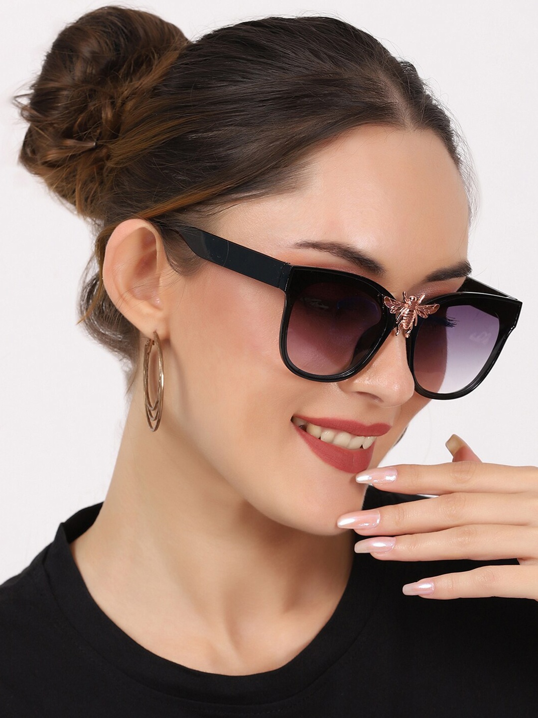 

Swiss Design Lens & Wayfarer Sunglasses with UV Protected Lens SDGSW-I.FORCE-C-01, Black